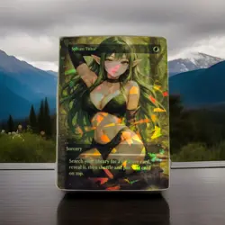 Sylvan Tutor | Custom Foil Fan Alt Art | Mtg Commander Playtest Card - Image 1