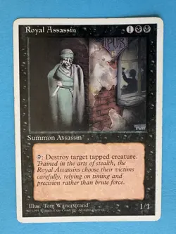 Royal Assassin 4th ED MTG Fourth Edition MP - Image 3