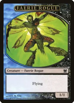 Faerie Rogue Token - MTG Magic the Gathering - Modern Masters - Image 1