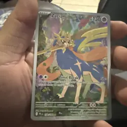 Pokemon Zacian 100/094 Me02: Phantasmal Flames Holo Illustration Rare English - Image 1