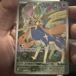Pokemon Zacian 100/094 Me02: Phantasmal Flames Holo Illustration Rare English - Image 3