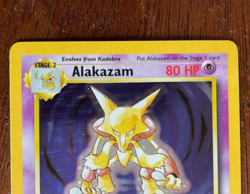 Pokemon Alakazam Base Set 1/102 Rare Holo 1999 - Image 3