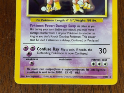 Pokemon Alakazam Base Set 1/102 Rare Holo 1999 - Image 4