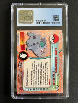 CGC 9.5 SPECTRA Topps Chrome Nidoran #29 Holo Rare Pokemon TV 2000 GEM MINT - Image 2