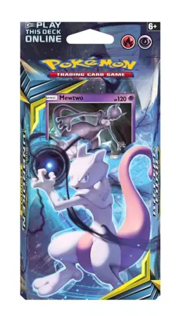 2019 Pokemon Sun & Moon Unbroken Bonds Battle Mind Shattered Mewtwo Theme Deck - Image 1