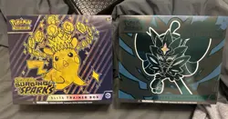 Pokemon Twilight Masquerade & Surging Sparks ETBs Lot Of 2 New Factory Sealed - Image 1