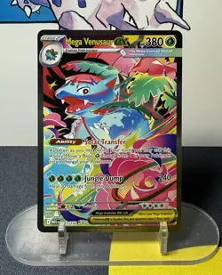 Pokemon TCG Mega Venusaur EX Special Illustration 177/132 Rare Mega Evolution - Image 1