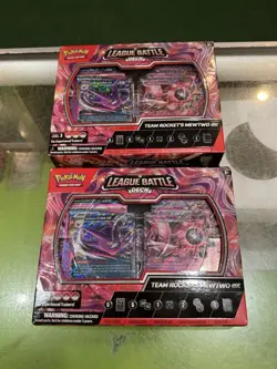 LOT OF (2) Pokemon TCG Team Rocket's Mewtwo ex League Battle Deck Sealed New - Image 1
