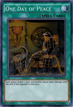One Day of Peace-Super Rare - Unlimited - OP04-EN012 - OTS Tournament Pack 4 ... - Image 1