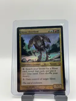 MTG, Sliver Overlord FOIL 24 (LP/MP) Premium Deck Series: Slivers Foil - Image 1