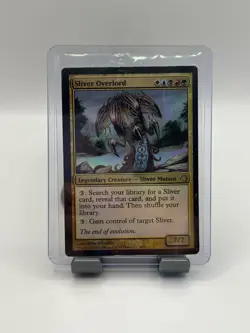 MTG, Sliver Overlord FOIL 24 (LP/MP) Premium Deck Series: Slivers Foil - Image 1