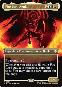 Borderless FIRE LORD AZULA x1 mtg NM-M The Last Airbender 1 Rare - Image 1