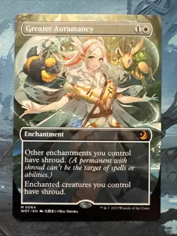 MTG Greater Auramancy (64/103) Wilds of Eldraine Enchanting Tales NM - Image 1