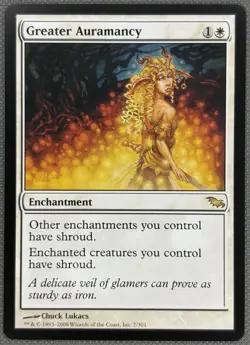 Near Mint, English - 1 x MTG Greater Auramancy Shadowmoor - Image 1