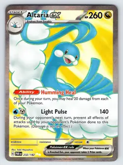 Altaria ex 232/182 2023 Paradox Rift Pokemon Card TCG Ultra Rare Full Art - Nm - Image 1