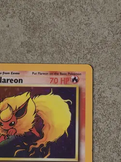 [ NM- ] Flareon 3/64 Jungle Holo Rare Unlimited Pokemon Card 1999 - Image 2