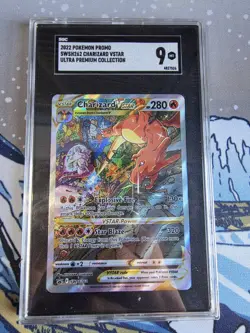 Charizard VSTAR SWSH262 SWSH: Sword & Shield Promo Cards Holo SGC 9 - Image 1