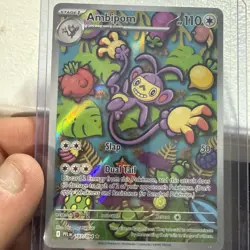 Pokemon Card Ambipom 107/094 - Illustration Rare Full Art - Phantasmal Flames - Image 2