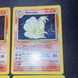 Pokemon Base Set Holo Ninetales, Magneton, Electrode, Hitmonchan Card Lot (6) - Image 4