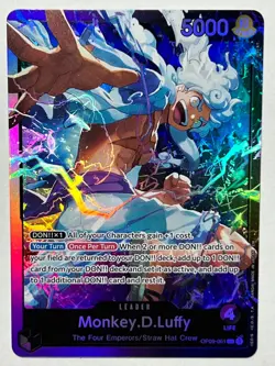 Monkey D. Luffy OP09-061 One Piece Card Game ST26 PURPLE/BLACK Leader - Image 1