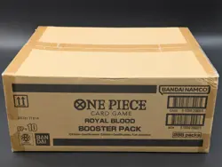 One Piece OP-10 Royal Blood English 12 Booster Box Case Factory Sealed - Image 1