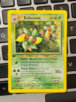 Pokemon 1st Edition Bellossom 3/111 Neo Genesis 2000 Holo Rare WOTC Card TCG - Image 1
