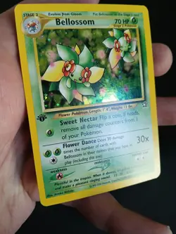 Pokemon TCG Bellossom Neo Genesis Holo Unlimited Rare First Edition 3/111 NM - Image 4