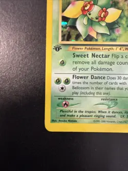 Pokemon TCG Bellossom Neo Genesis Holo Unlimited Rare 1st Edition - Image 2