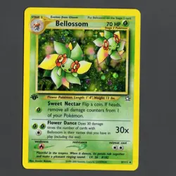 Pokemon TCG Bellossom Neo Genesis Holo Unlimited Rare First Edition 3/111 LP - Image 2