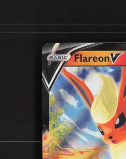 Flareon V SWSH149 Sword & Shield Black Star Promo Holo Pokemon Card LP+ - Image 3