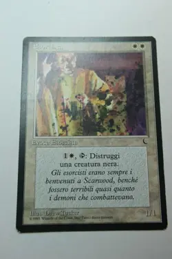 MTG Exorcist x1- Italian-The Dark-Lightly Played - Image 1