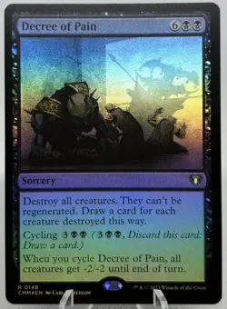 Decree of Pain 0148 Foil Commander Masters CMM MTG NM - Image 1
