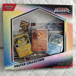 Pokemon TCG SV8.5 Prismatic Evolutions Poster Collection Box Factory Sealed - Image 1