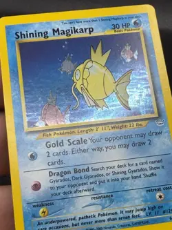 Shining Magikarp 66/64 Secret Rare - Pokemon Neo Revelation LP EF3 SMALL IMPRINT - Image 3
