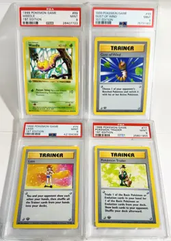 Pokemon Custom 4 slab 1st Edition Base lot - Image 1