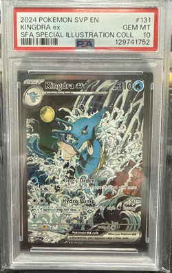 2024 POKEMON SHROUDED FABLE SPECIAL ILLUSTRATION COLLECTION KINGDRA EX PSA 10 - Image 1