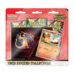 4X Pokemon Ascended Heroes Tech Sticker Collection Charmander LOT OF 4 - Image 1