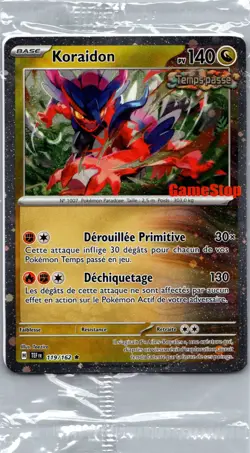 Koraidon Pokemon GameStop Promo 119/162 FR Sealed Holo Exclusive - Image 1