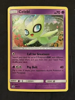 Celebi Holo Sun Moon Promo SM224 Pokemon English NM - Image 1