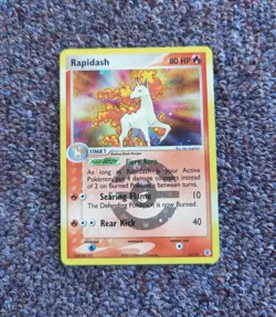 Rare 2004 Pokemon EX Fire Red Leaf Green Rapidash #13/112 Nintendo, VG - Image 2