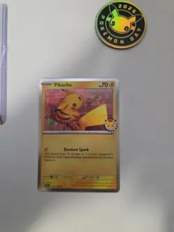 Pikachu 30th Anniversary Promo 051/162 + Coin - Pokemon TCG - Image 1