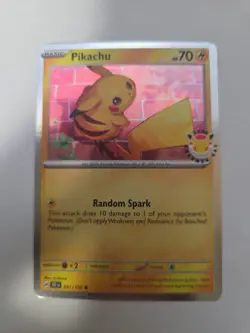 Pikachu 30th Anniversary Promo 051/162 + Coin - Pokemon TCG - Image 2