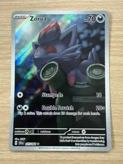 Pokemon Zorua 075/064 Sv: Shrouded Fable Illustration Rare Holo - NM / M - Image 1