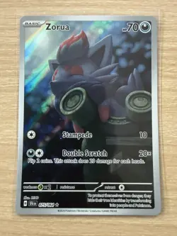 Pokemon Zorua 075/064 Sv: Shrouded Fable Illustration Rare Holo - NM / M - Image 3