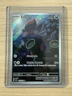 Pokemon Zorua 075/064 Sv: Shrouded Fable Illustration Rare Holo - NM / M - Image 4