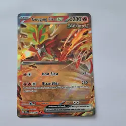 Pokemon 038/162 Gouging Fire ex Double Rare S & V Temporal Forces - Image 1