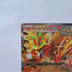 Pokemon 038/162 Gouging Fire ex Double Rare S & V Temporal Forces - Image 2