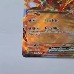 Pokemon 038/162 Gouging Fire ex Double Rare S & V Temporal Forces - Image 4