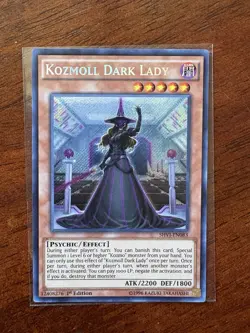 YUGIOH! Kozmoll Dark Lady - SHVI-EN083 - Secret Rare NM 1st Edition - Image 1