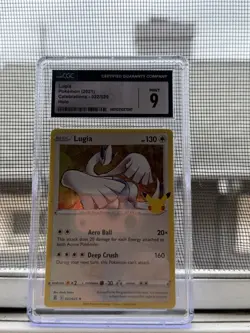Pokemon Lugia 022/025 Celebrations Holo Rare CGC 9 English TCG Card - Image 1